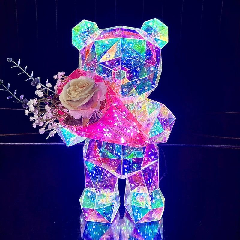 Creative Birthday Gift Girl Luminous Deer Window Decorative Ornament Kids Girl Music Box New Year Gift