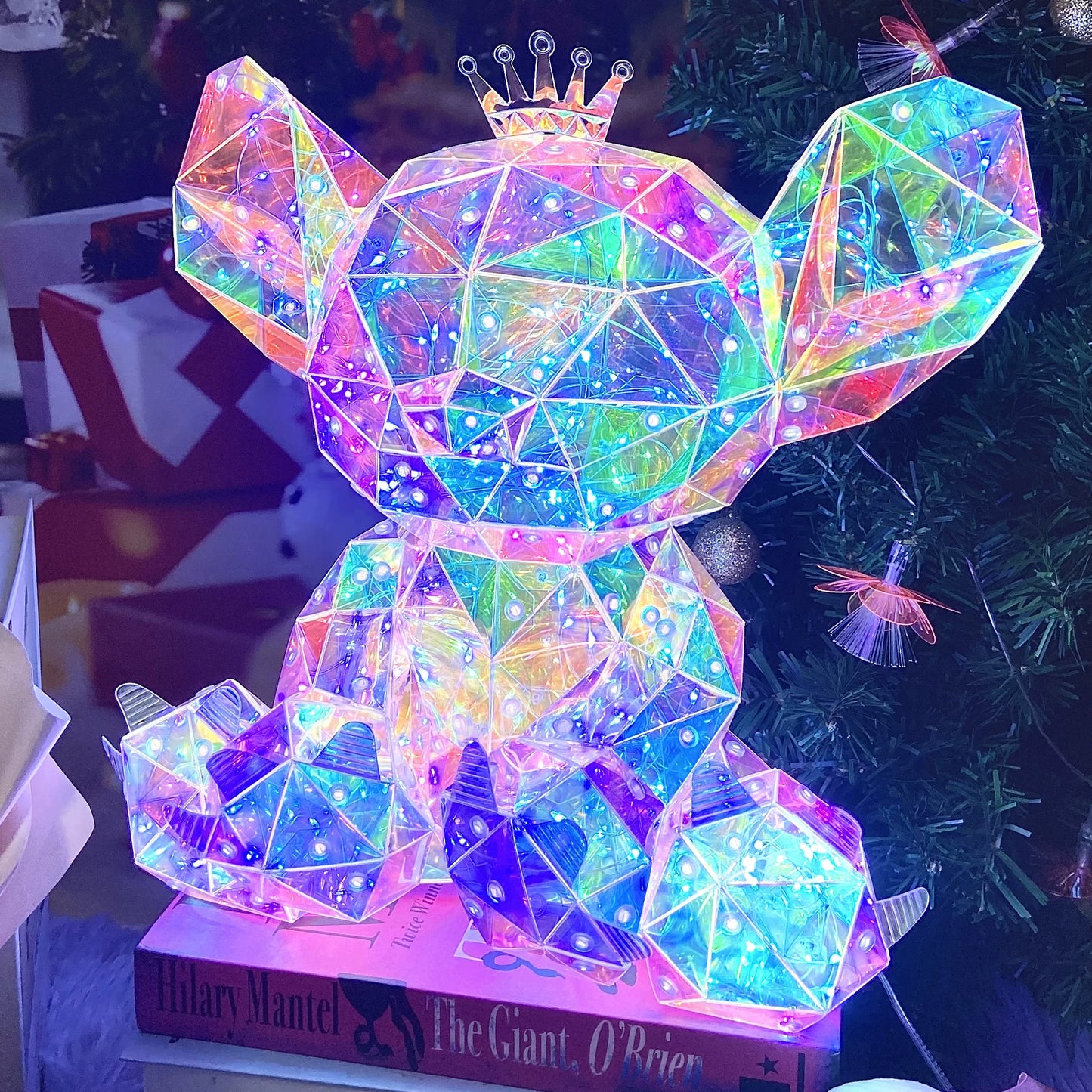 Creative Birthday Gift Girl Luminous Deer Window Decorative Ornament Kids Girl Music Box New Year Gift